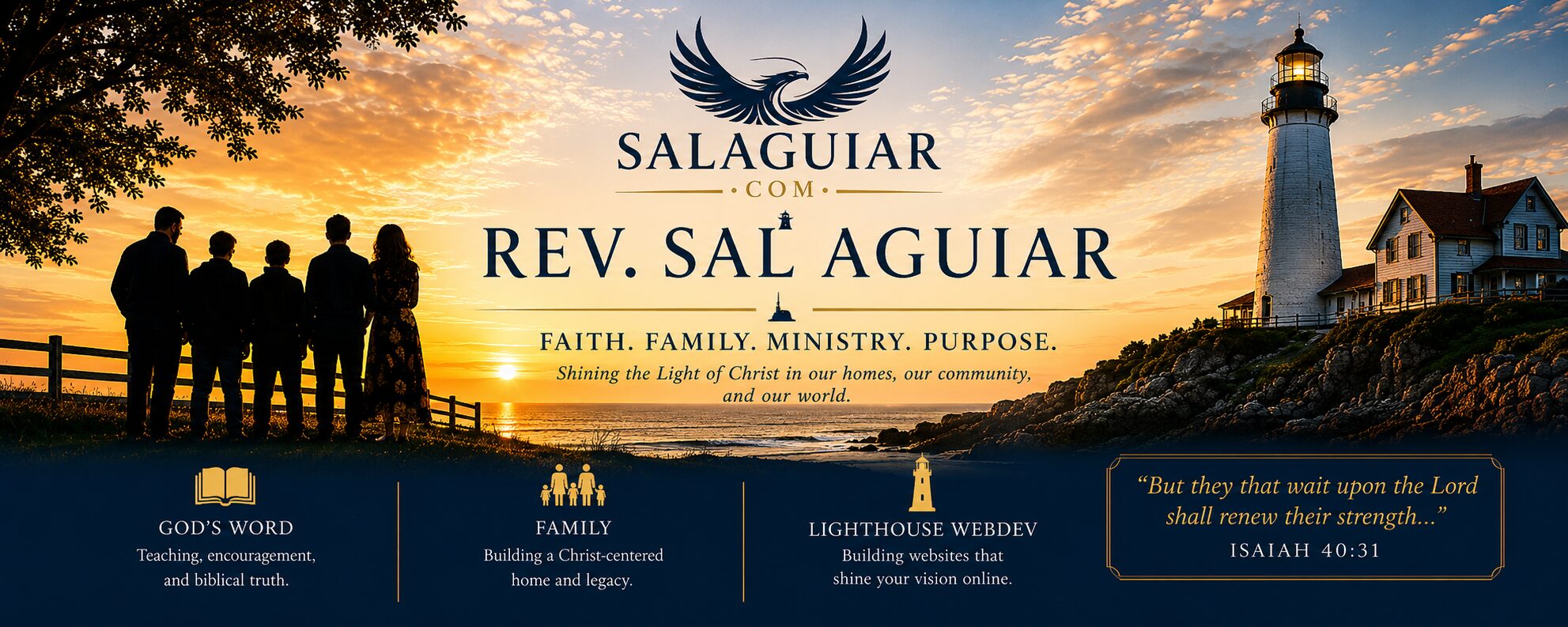 SalAguiar.com desktop banner