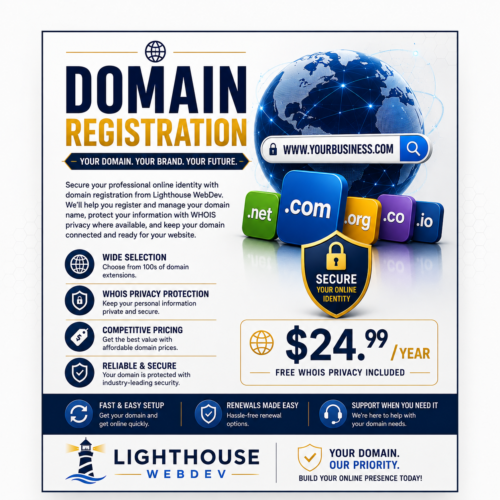 Domain Registration Yearly