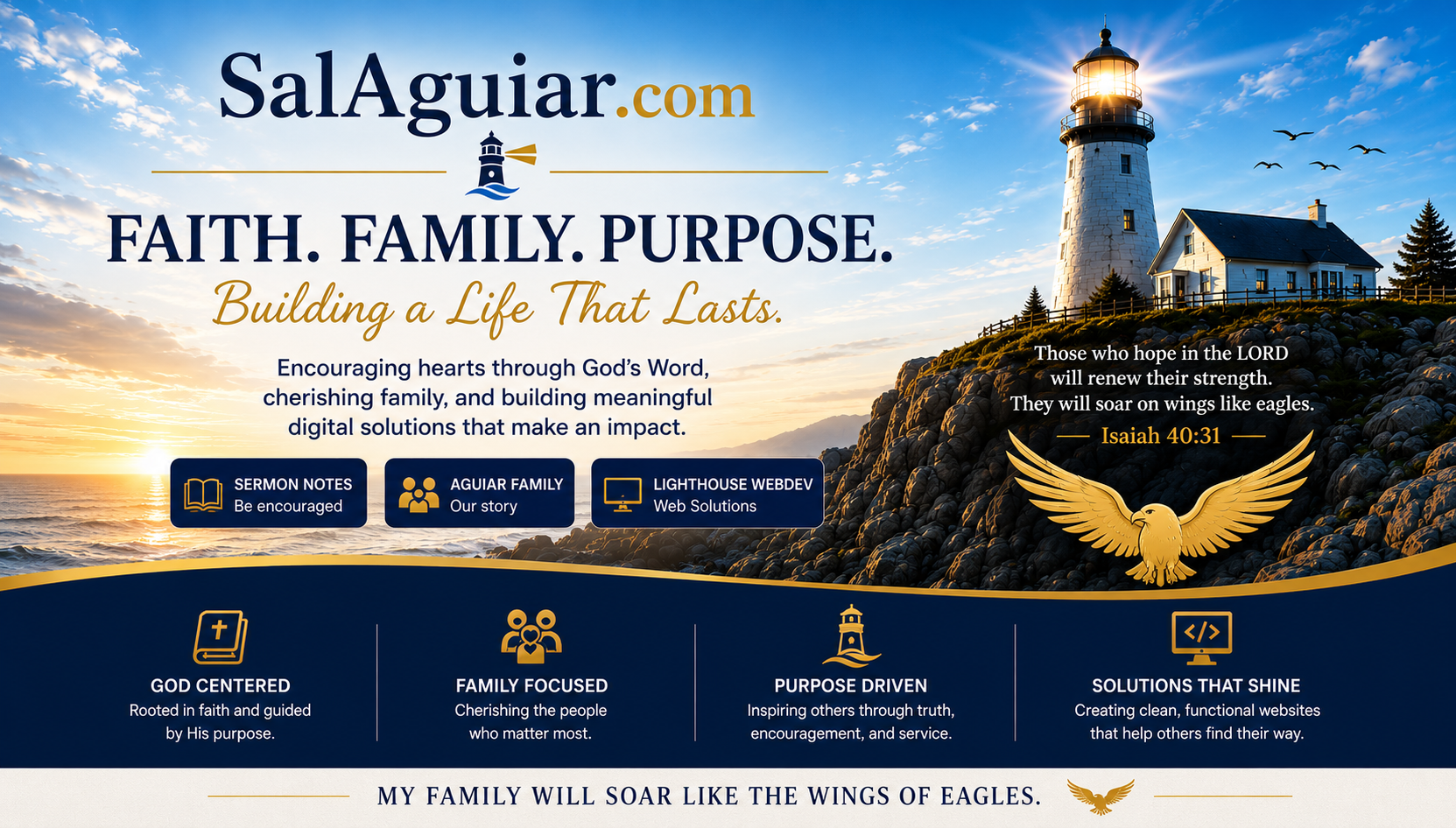 SalAguiar.com desktop banner
