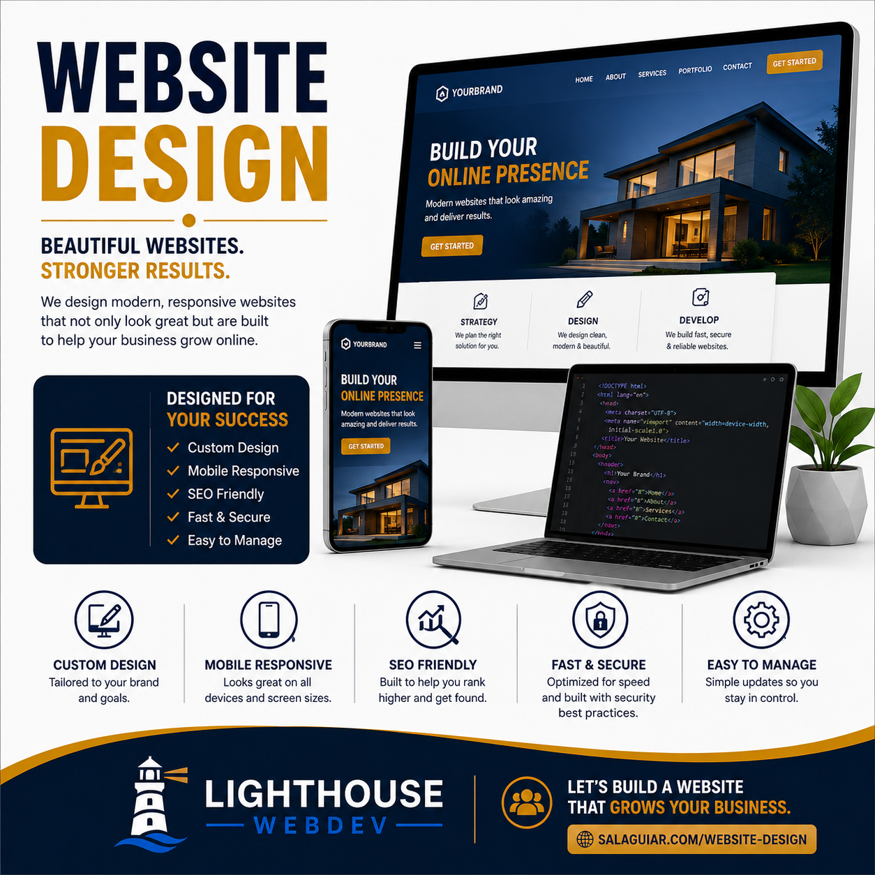 Lighthouse WebDev Website Design