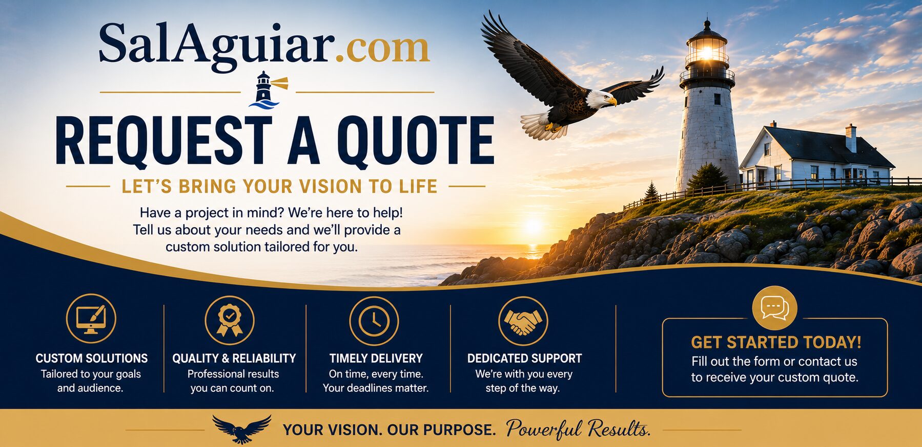 SalAguiar.com desktop banner