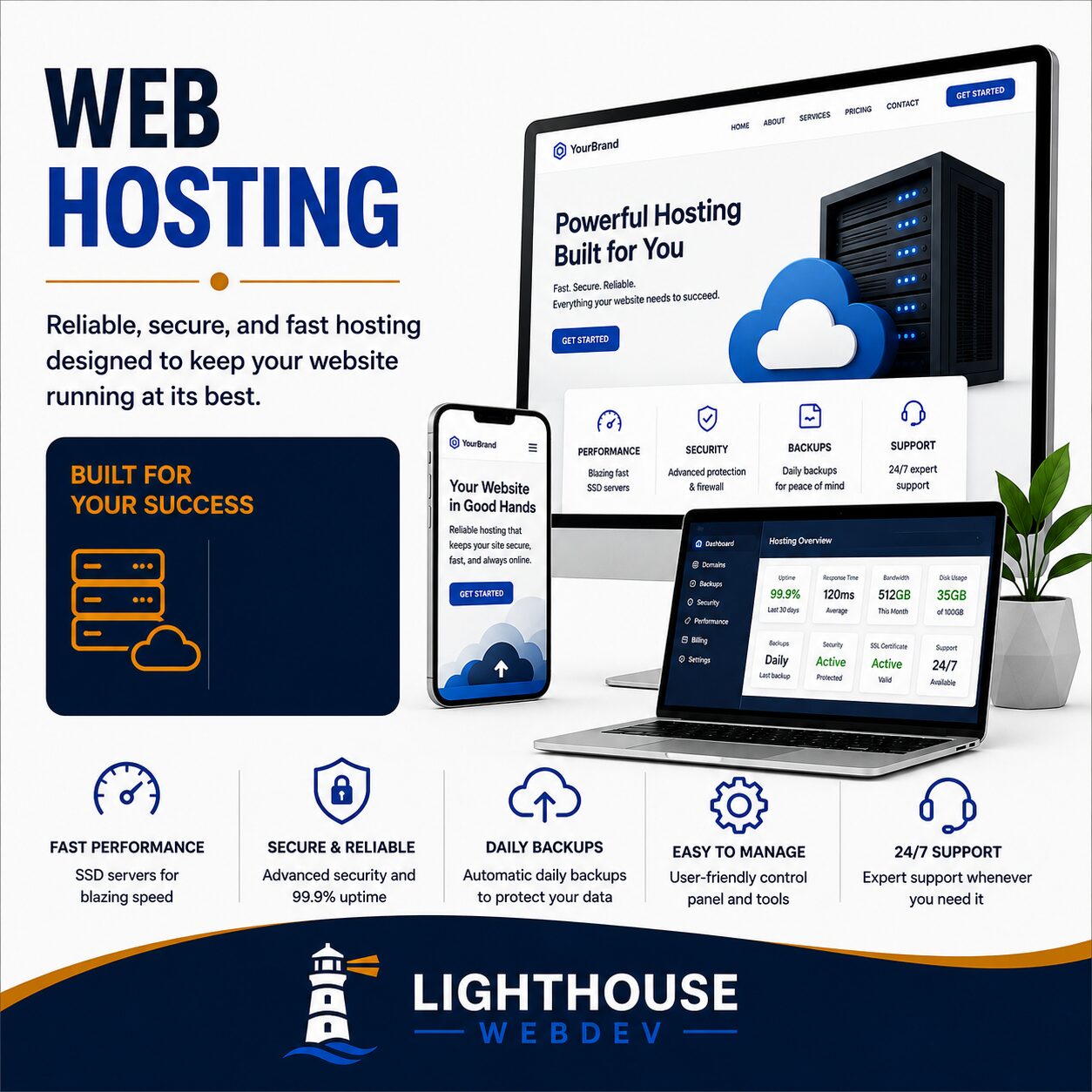 Lighthouse WebDev Web Hosting