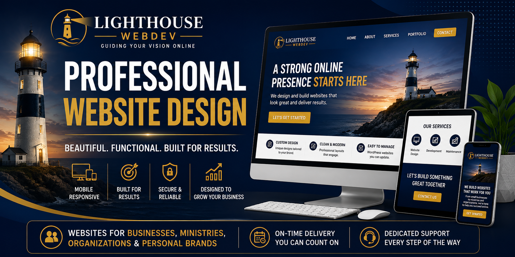 Lighthouse WebDev Professional Website Design